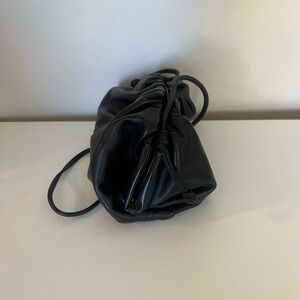 Small black dumpling bag